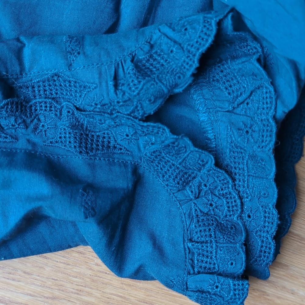 NWT Sezane Joséphine, Cerulean blue Pajama Set, US10 / EU42 - Picture 7 of 12
